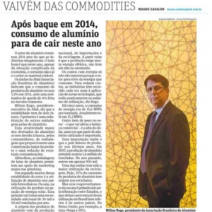 Porta-voz da ABAL na Folha de S. Paulo